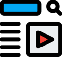 ui,interface,social media,design,layout,play,dashboard,video,wireframe,tiles